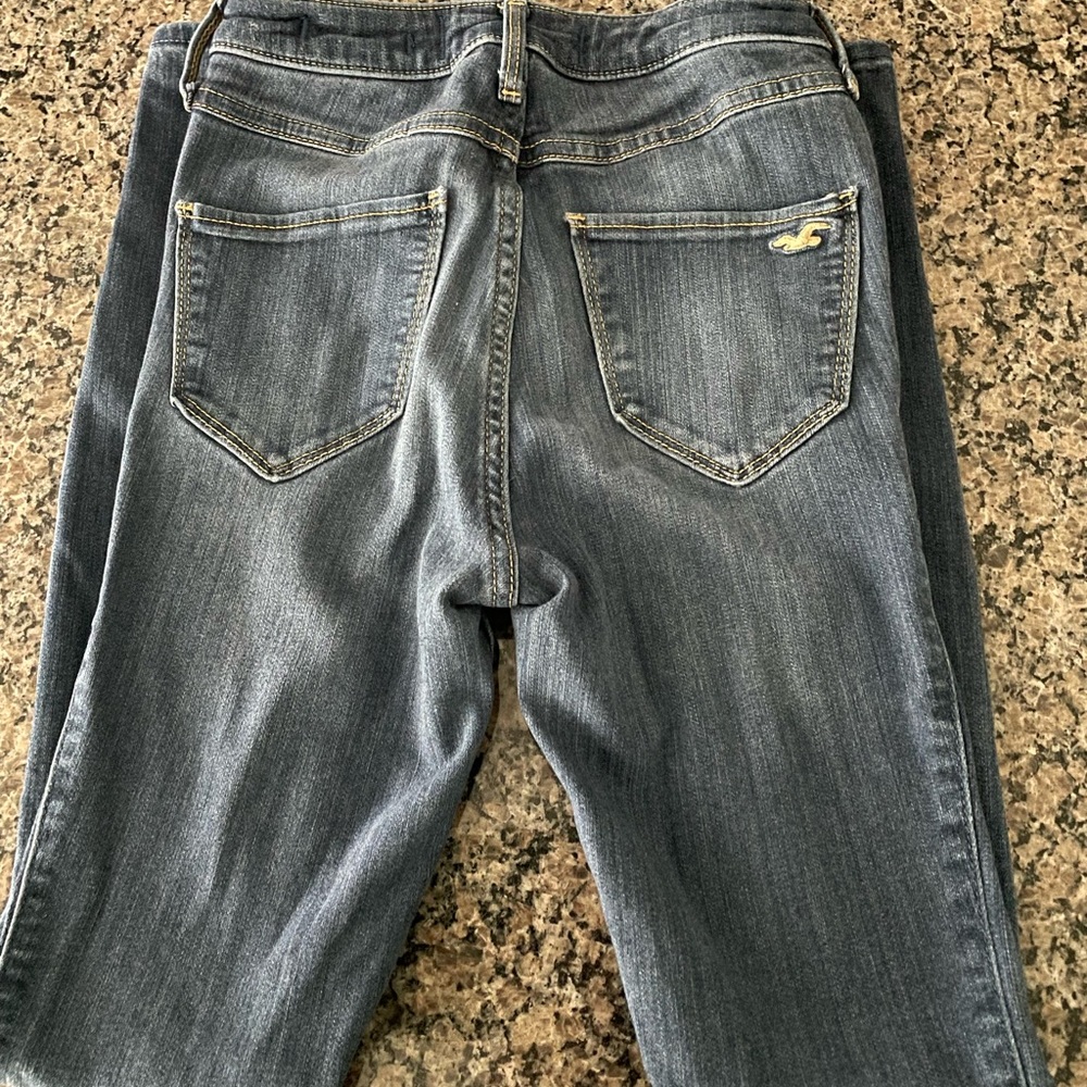 Hollister Women's Dark Blue Skinny Jeans